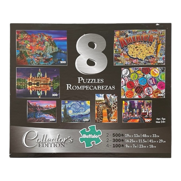 🧩 Buffalo Collector’s Edition Puzzle Set - Picture 1 of 1